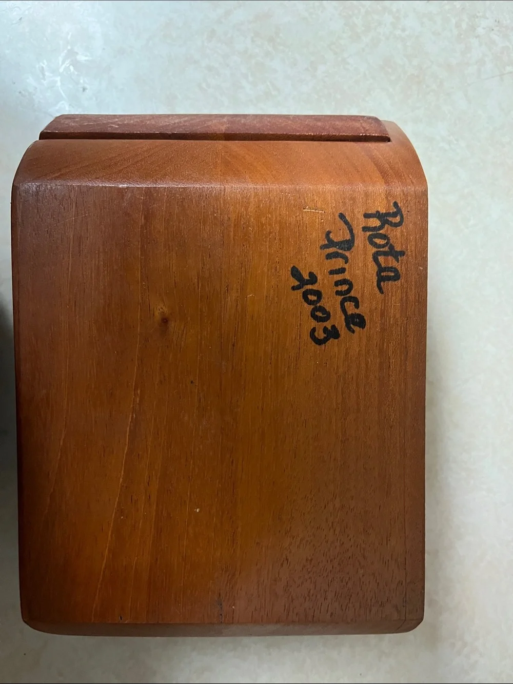 Another Hand made jewelry box made in 2003 in Rota Spain for Americans soldiers